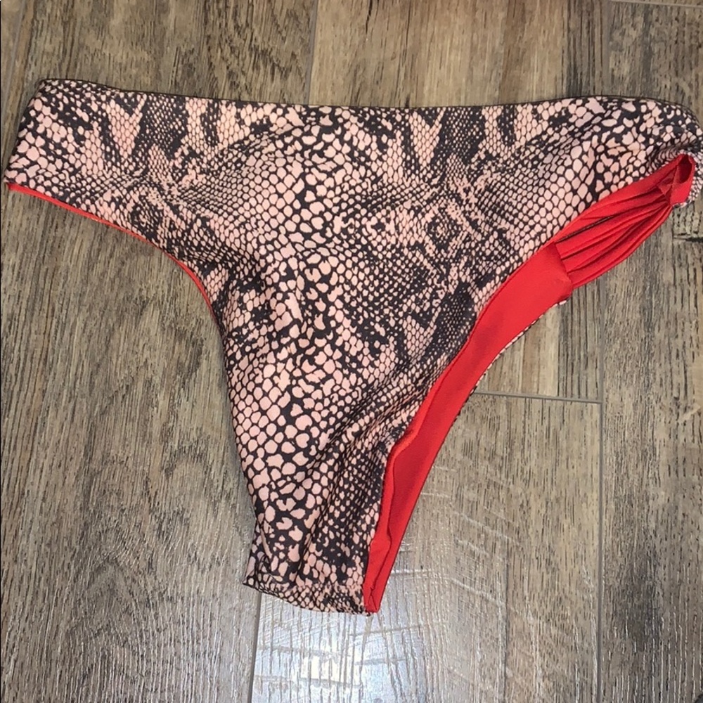 Red/Snakeskin Bikini Set - Picture 6 of 6
